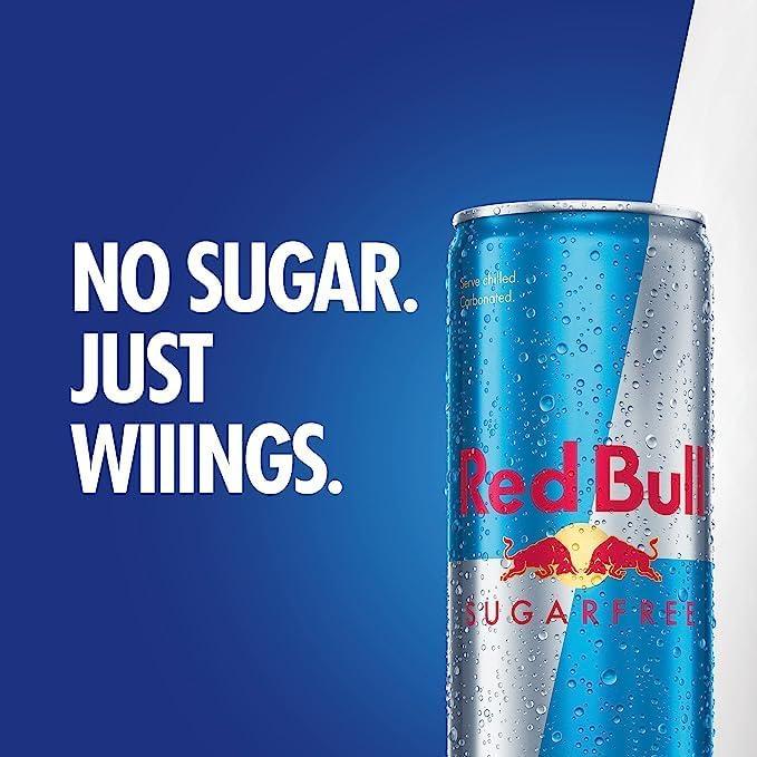 Red Bull Sugar Free Energy Drink 24 Cans x 250ml - Long Date, Sports & Energy Beverage red  bull 1
