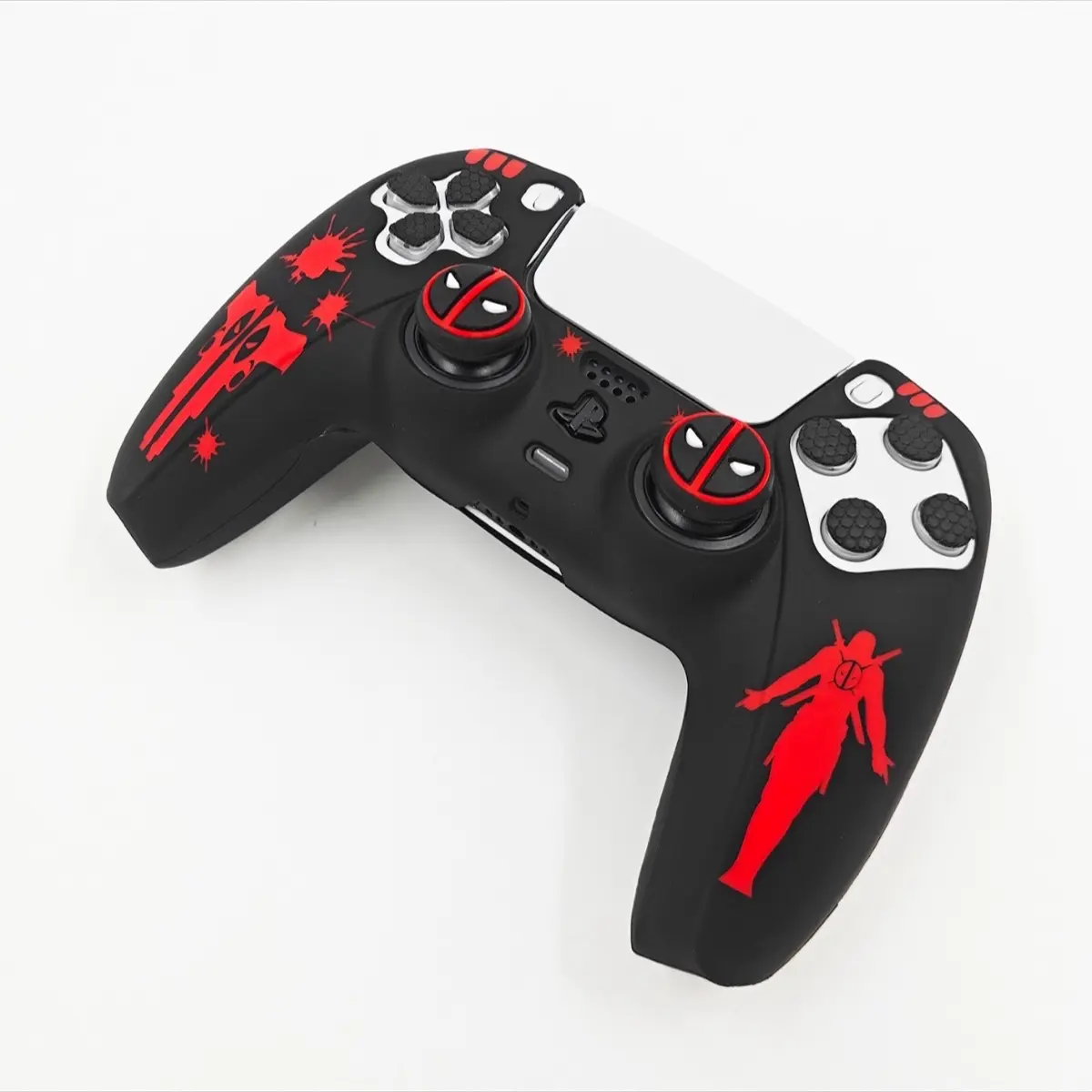 Ultimate Gamer Bundle - PS5 Controller Skin Cover and Rubber Cover + 2 Thumb Grips