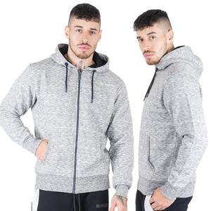 NOROZE Mens Borg Sherpa Lined Zip Hoodie Menswear Long-sleeve Fleece Casual Classic Full Zipper Hooded Hoodies UK Sizes S-XXL Soft Athletic