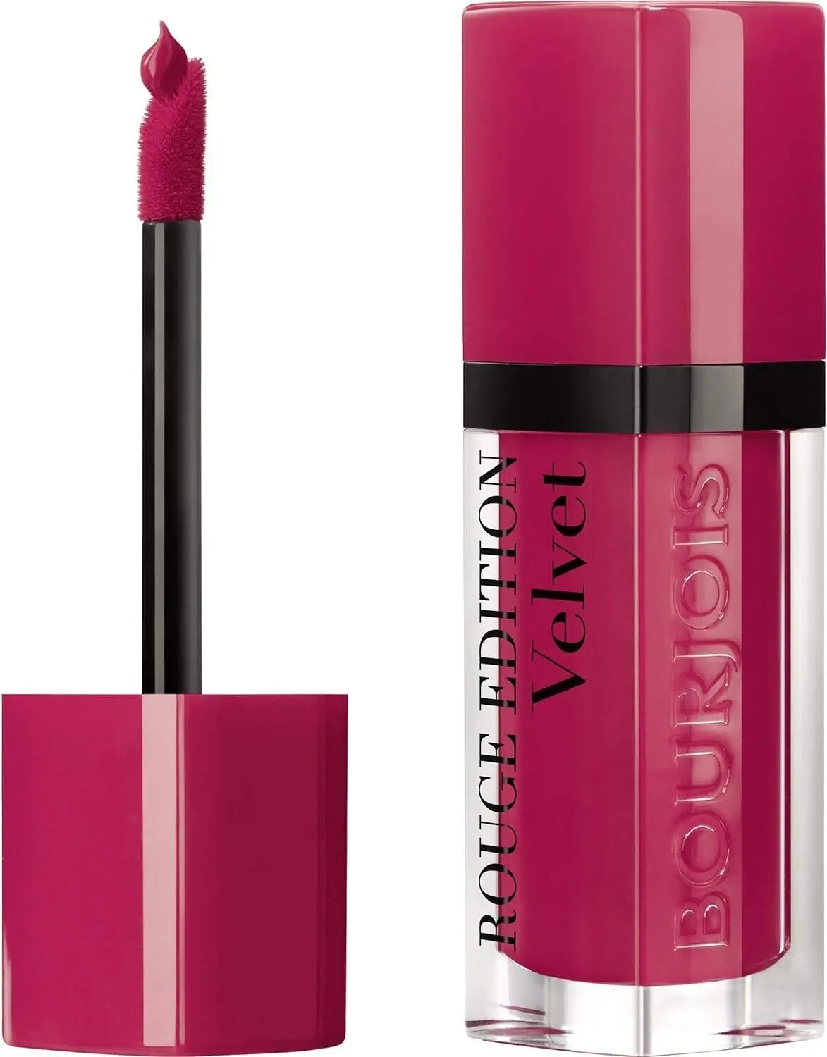 Bourjois Rouge Edition Velvet Liquid Lipstick,13 Fu(N)Chsia Pinks,7.7 ml Gloss Lipgloss