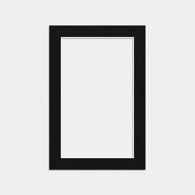 12x8'' Black Picture Mount, Black Mounts for Photo, 12x8'' Mounts to Fit Picture 10x6'' image Size Photo, Black Mount Card Picture Frame, Mats for Display Artwork or Paintings for Decor, Alison Kingsgate 2