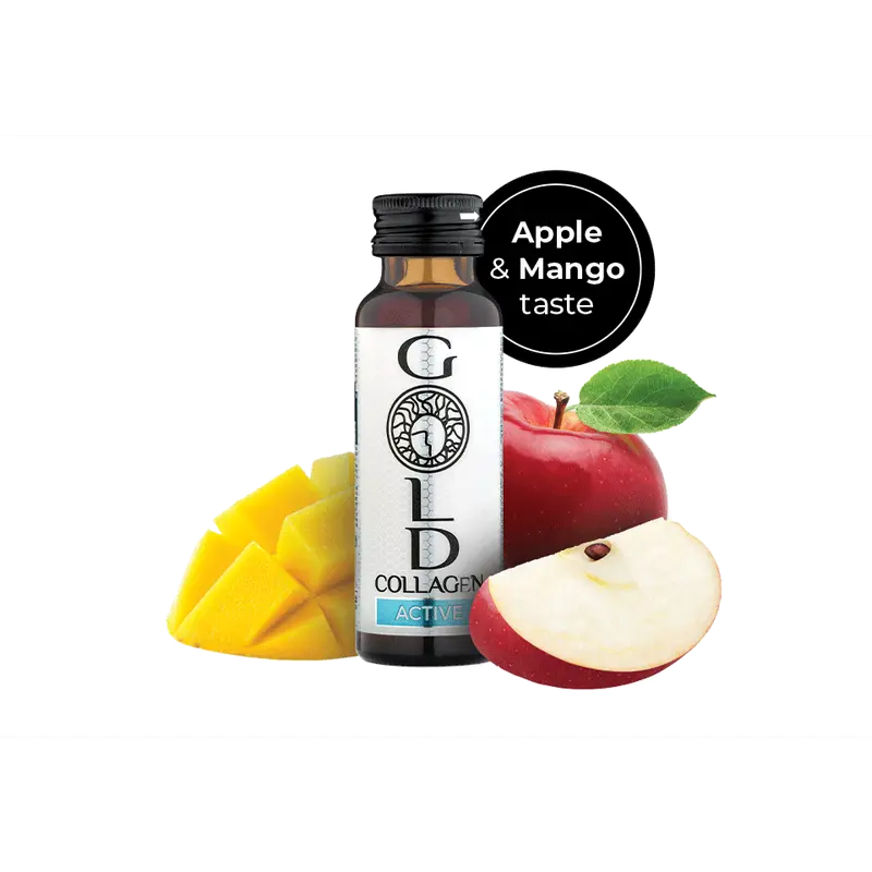 Gold Collagen ACTIVE Multitasker Liquid Collagen Supplement for Skin Health, Joint Care, Muscles and Hair Growth - Fitness Beauty Drink Healthcare For Him and Her 1
