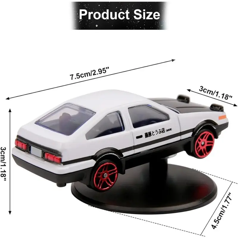 Dash Drift Car Ornament, McQueen Lighting Car Dashboard Drift Car, Drift Car for Dashboard, Metal Dashboard Decoration, Interior Decoration, Ideal Gift for Car Lovers 5