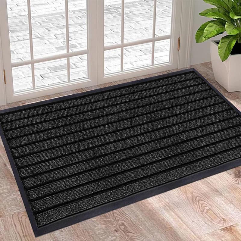 Washable Door Mats Indoor & Outdoor - Non-Slippery Heavy Duty - Stylish & Large Rubber - Perfect Dust Grabbing Doormats ,Hallway Runner , Runner For Dog 6
