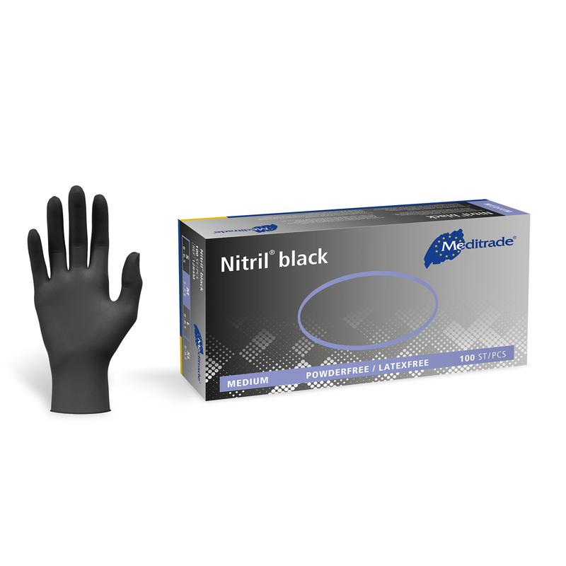 Superguard GB Black Disposable Heavy Duty Nitrile Wazir-4 Gloves Box Of 100 AQL 1.5 Cleaning Home Garage Tattoo Garden Kitchen Cover Industrial Engineeering Rubber Meachanic Painting Household 4