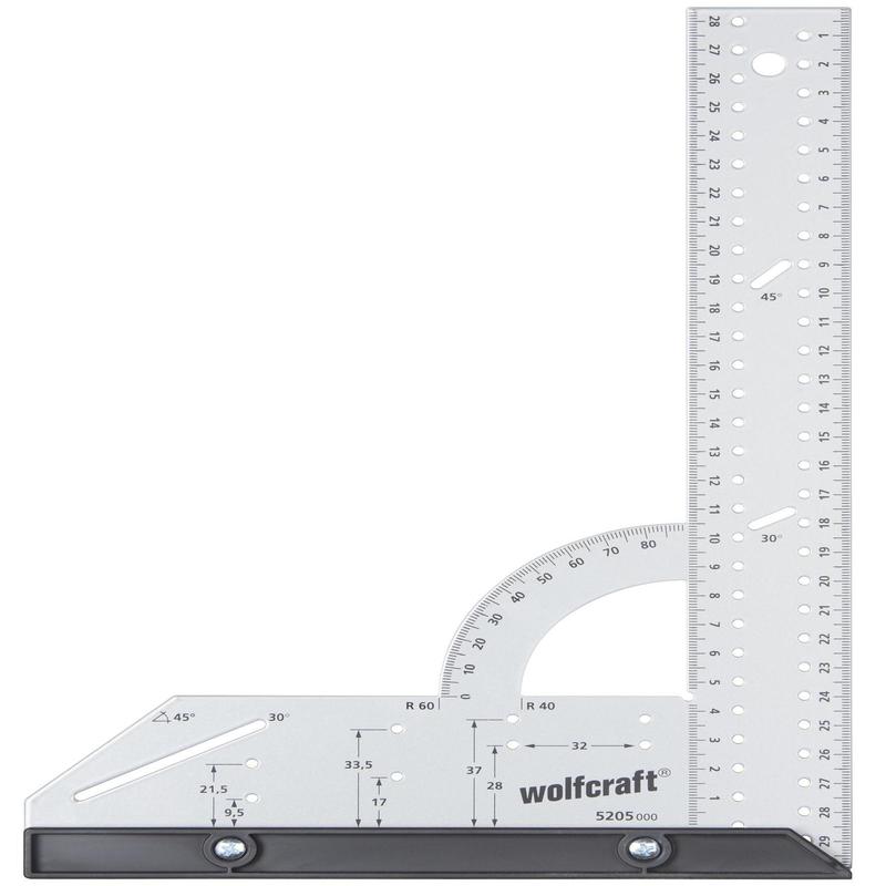 wolfcraft Universal Angle & Try Square for Measuring, Drawing & Cutting, 300mm 7