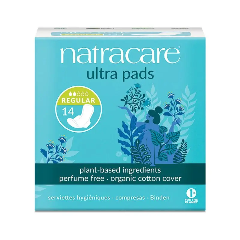 Natracare Natural Ultra Regular Pads - Plant-Based with Organic Cotton