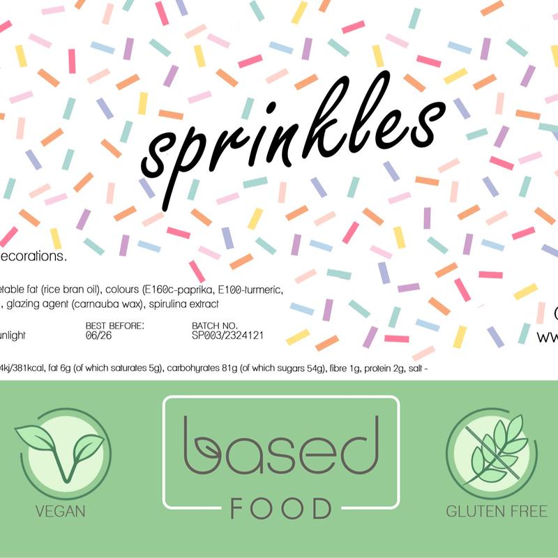 Sprinkles - Sugar Decorations | Natural Ingredients | Gluten Free | Vegan - Top 14 Allergen Free 4