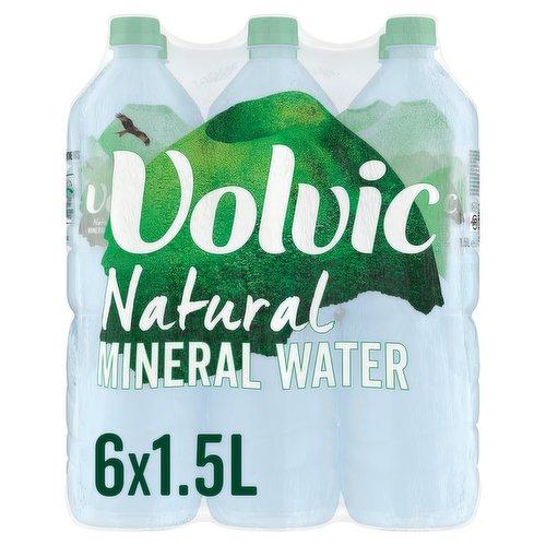 Volvic Natural Mineral Water 6 x 1.5l Organic Drink Beverage Spring 4