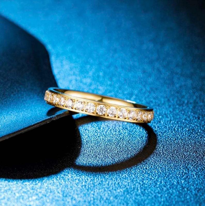 Eternity Band Stone Ring 1