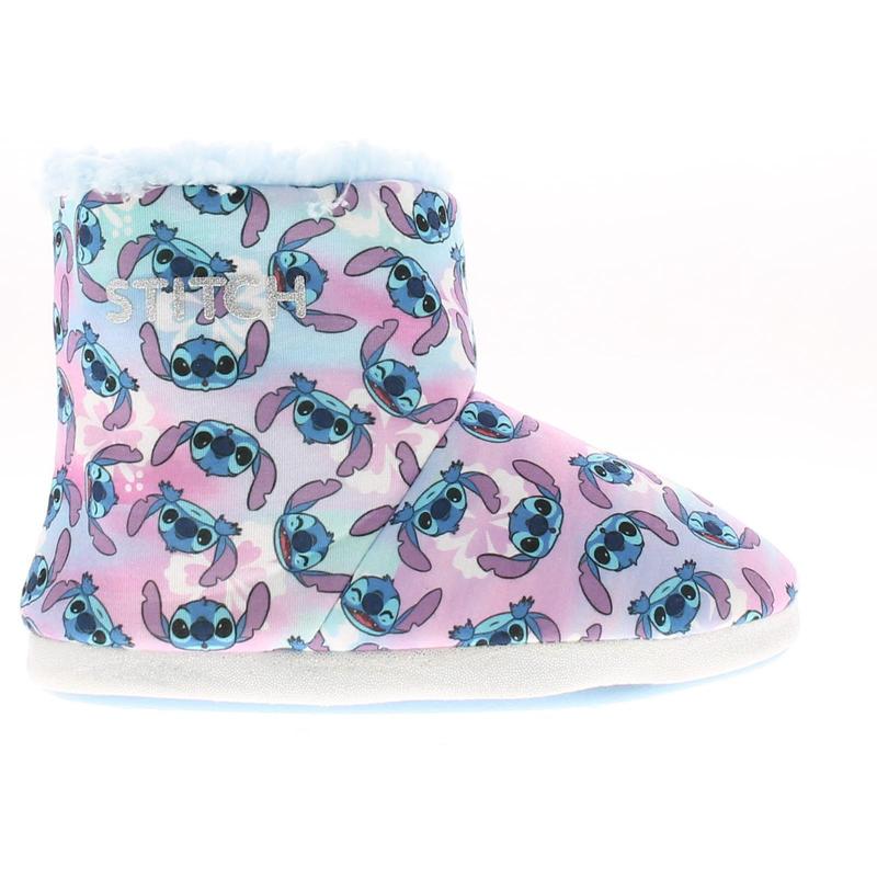 Stitch Younger Girls Slippers Novelty Bootie Lucy blue UK Size 1