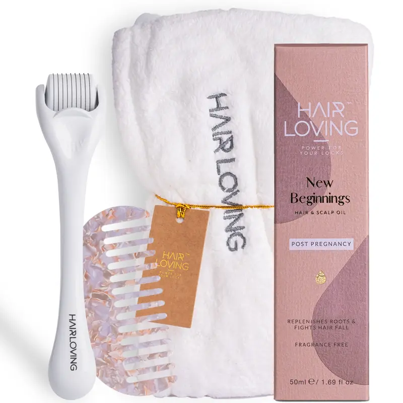 Deluxe Hair Care Pamper Box - All Natural, All Inclusive Hair Care for hair loss Conditioning Haircare Gift kit bundle Conditioner kit for hair loss 1