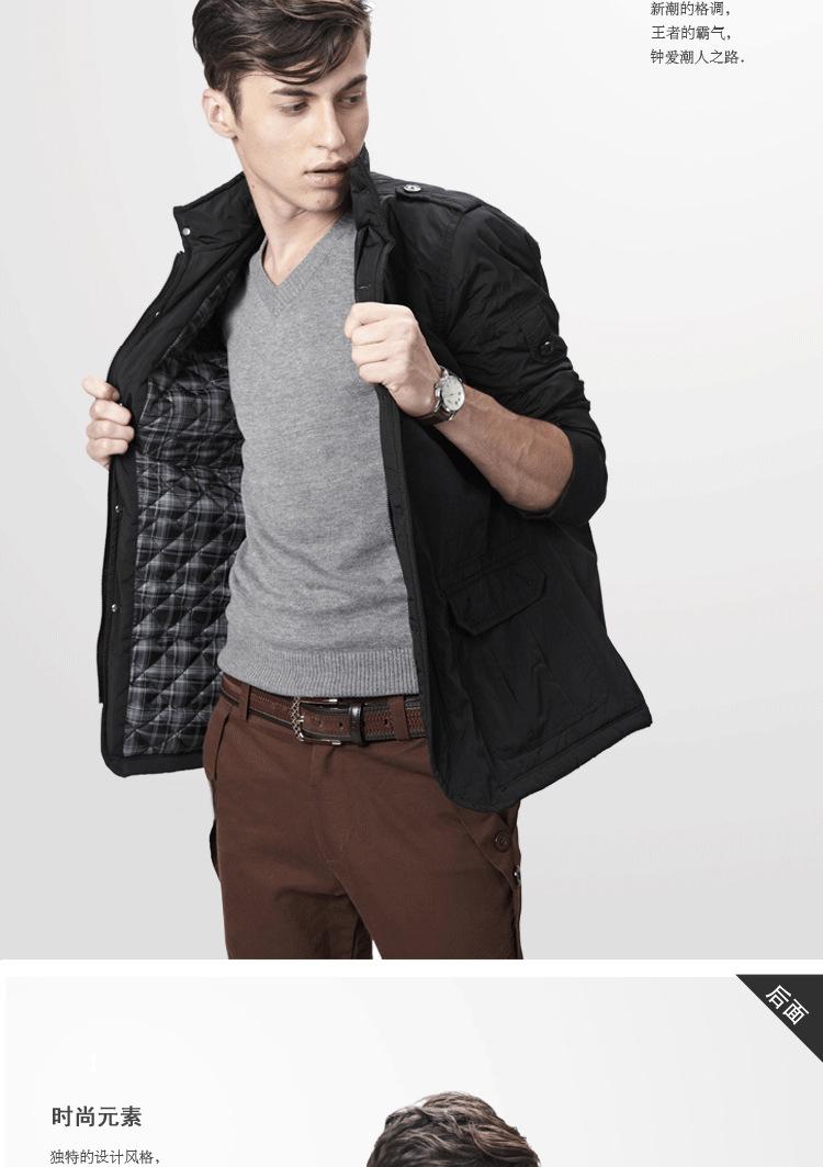 Product Introduction of 2023 Winter Men Jackets and Coats Leisure Windproof Thick Warm Jacket Men's Long Trench Coat Parka Clothing Drop Shipping 47