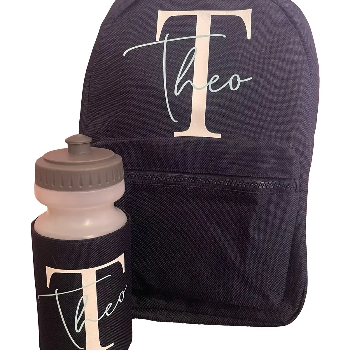 Bag and water bottle combo