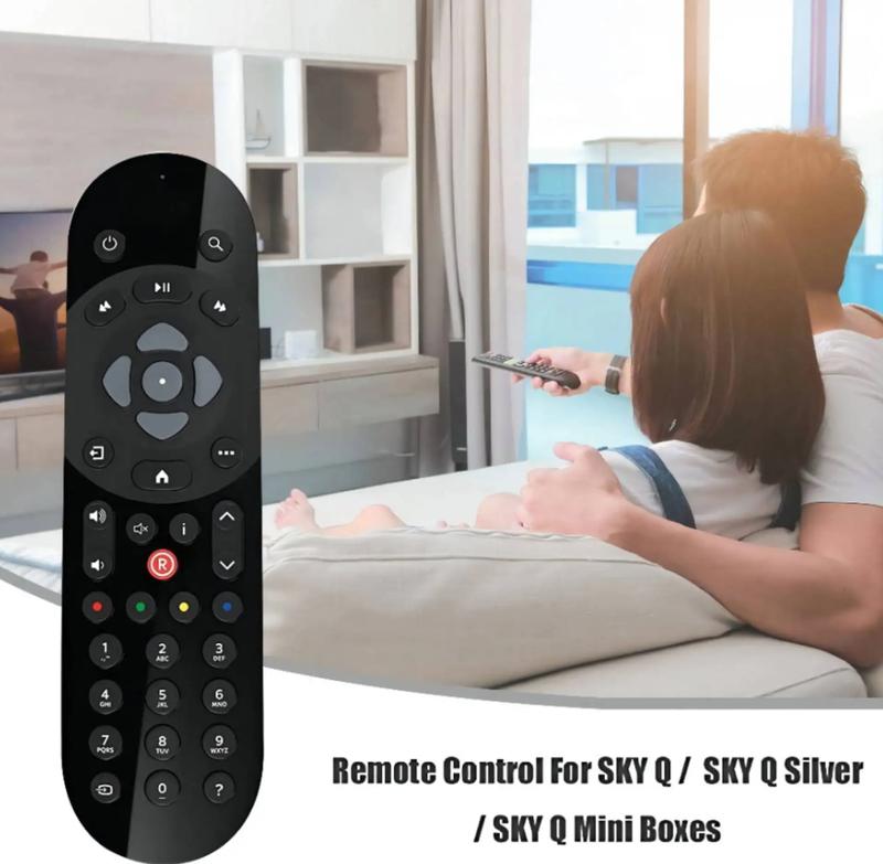 Replacement Remote Control Compatible with All Sky Q Box, Sky Q TV Box, Sky Q Mini Box and Sky Q Silver Box (Non-Touch, No Voice Control) 7