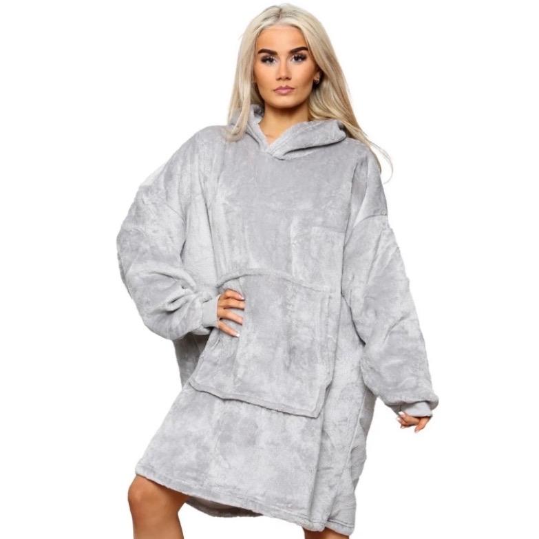 MS9 Oversized Blanket Hoodie Fleece Top With Sherpa Soft and Warm Lining | 15 Colours Available Comfort | Style Minimalist Pullover Basic Vibe Polyester Womenswear Sweaters Fits Long Sleeves 3
