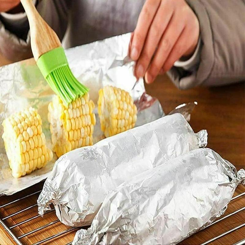 Sealapack Aluminium Foil Silver Premium Heavy Duty Ready To Use Cookware Thick Disposable Versatile Durable and Food Safe For Kitchen Catering Cooking 290mm x 15m 4