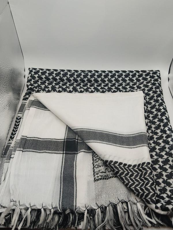 Shemagh Keffiyeh Scarf Arab Palestine Mens Women Palestinian Head Neck Wrap 0