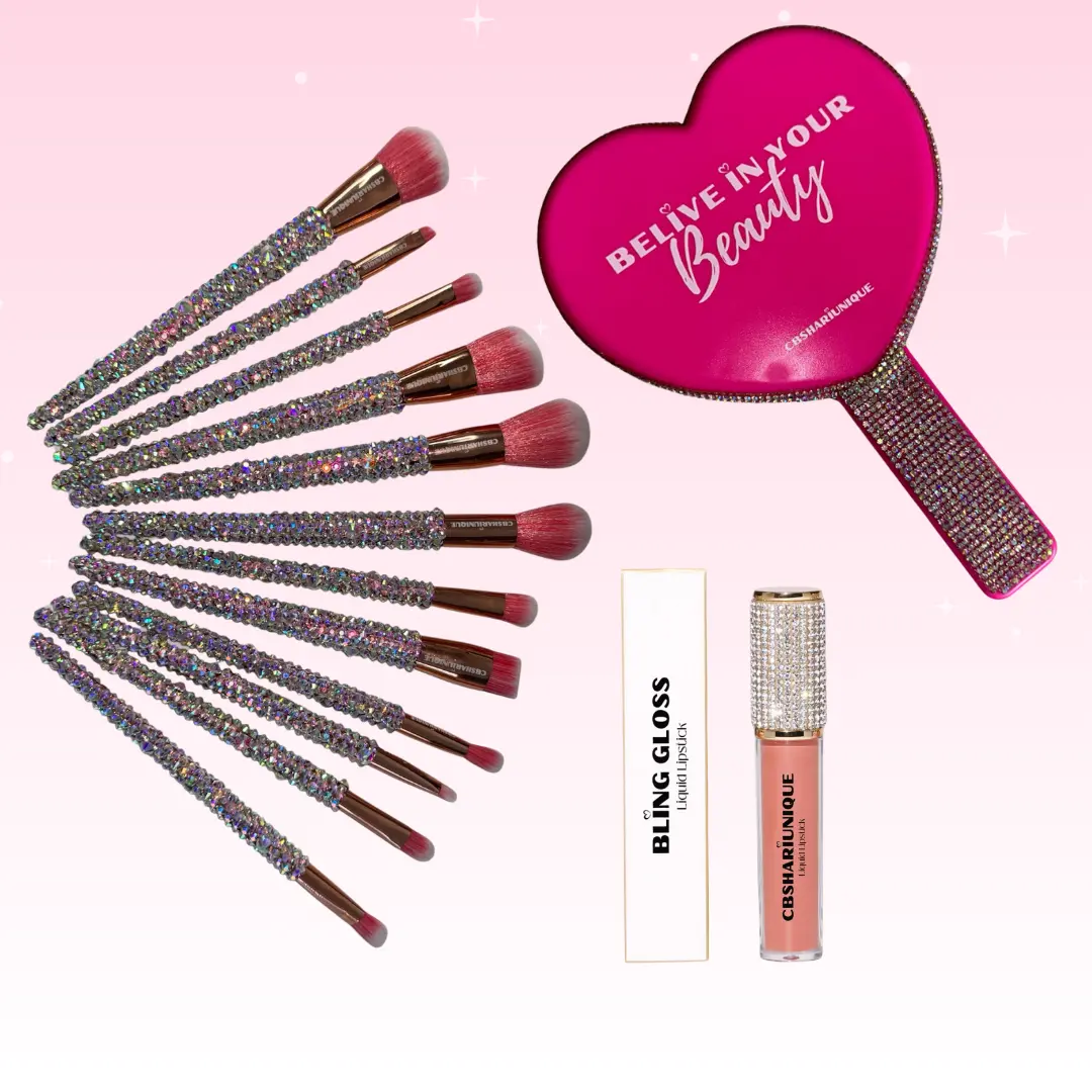 CBSHARIUNIQUE - Mini Bling Mirror Bundle - Choose Your Mirror (3 Items )