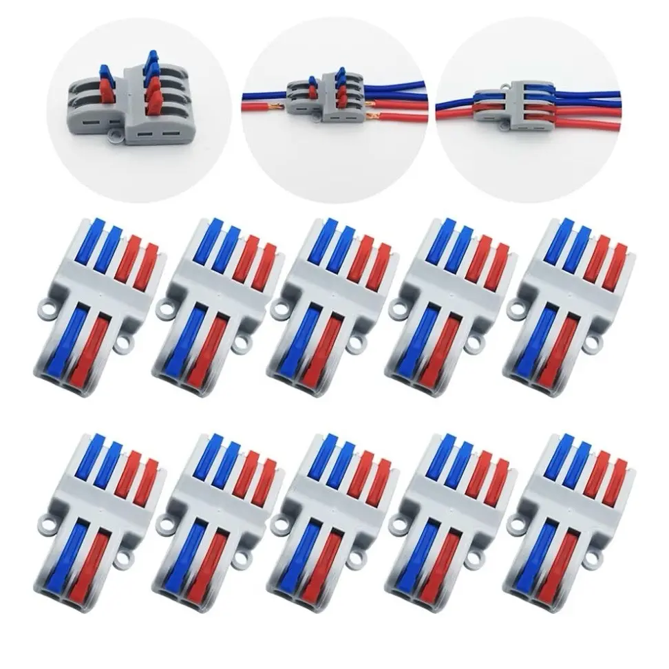 Pack of 5 Compact Wire Connectors for Electronics