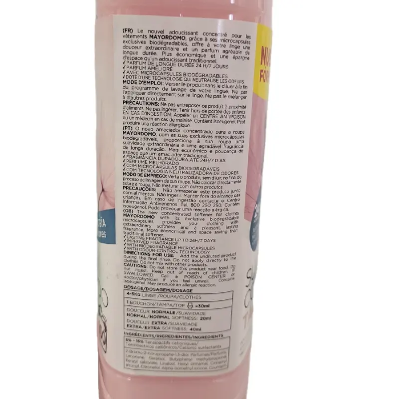 Mayor Domo Talco fabric softener 1