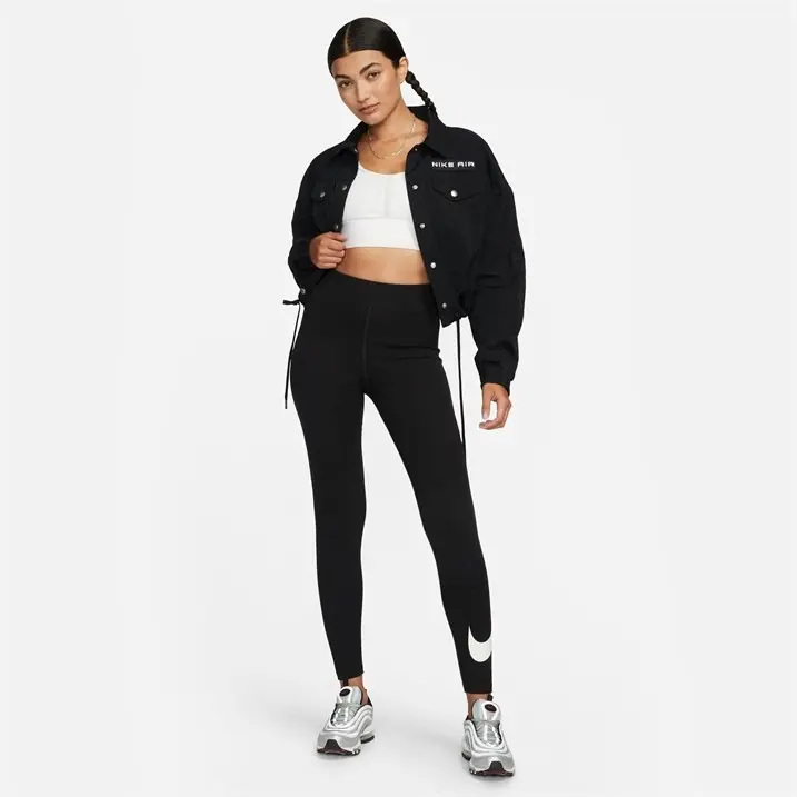 Nike Womens Sportswear Essential Mid Rise Swoosh Leggings 6