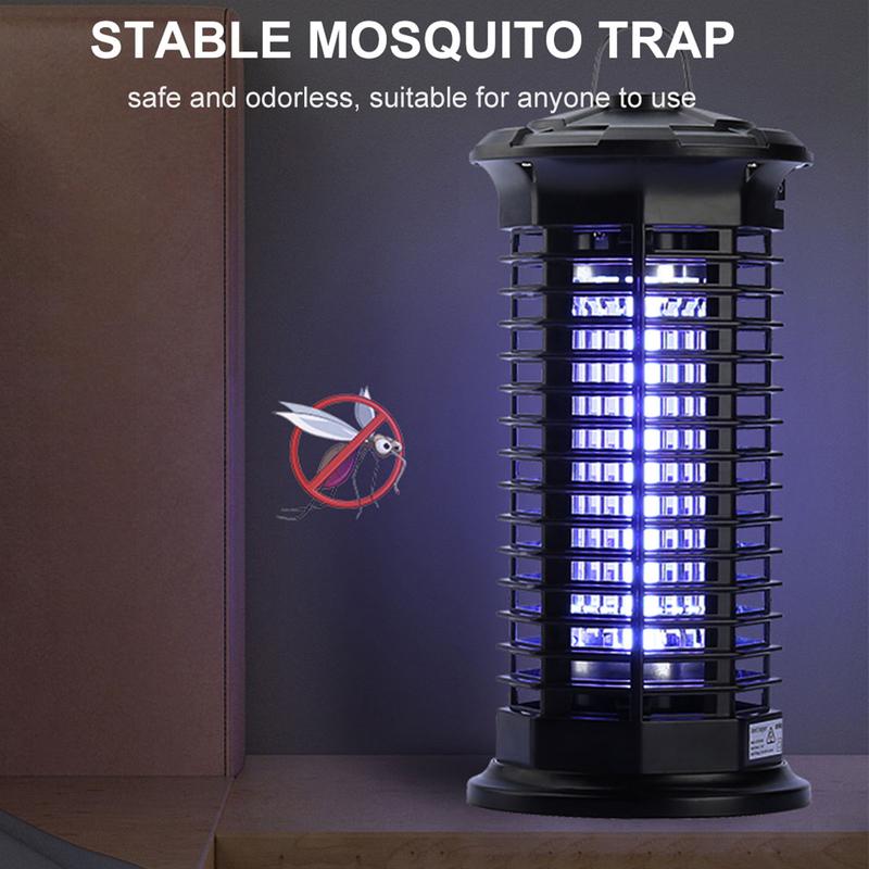 【UK Seller】 Electric Mosquito Killer Lamp, Portable Insect Pest Bug UV LED Light Repellent Mosquito Zapper Catcher Trap Light with Brush For Baby Sleeping For Home, Office, Kitchen, Bedroom, Living Room, Patio, Garden, Courtyard For Mother's Day Gifts 2