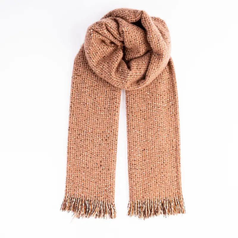 Boucle Tweed Soft Touch Blanket Scarf 0