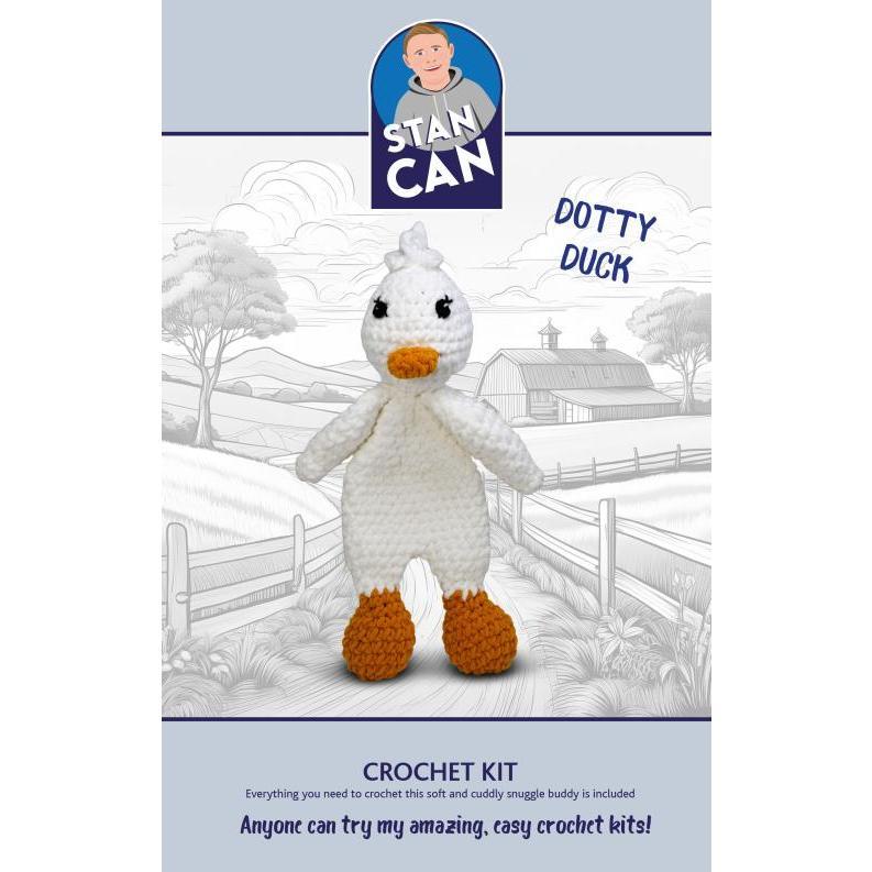 Stan Can - Snuggle Buddies - Dotty Duck | DIY Amigurumi Crochet Kit 4