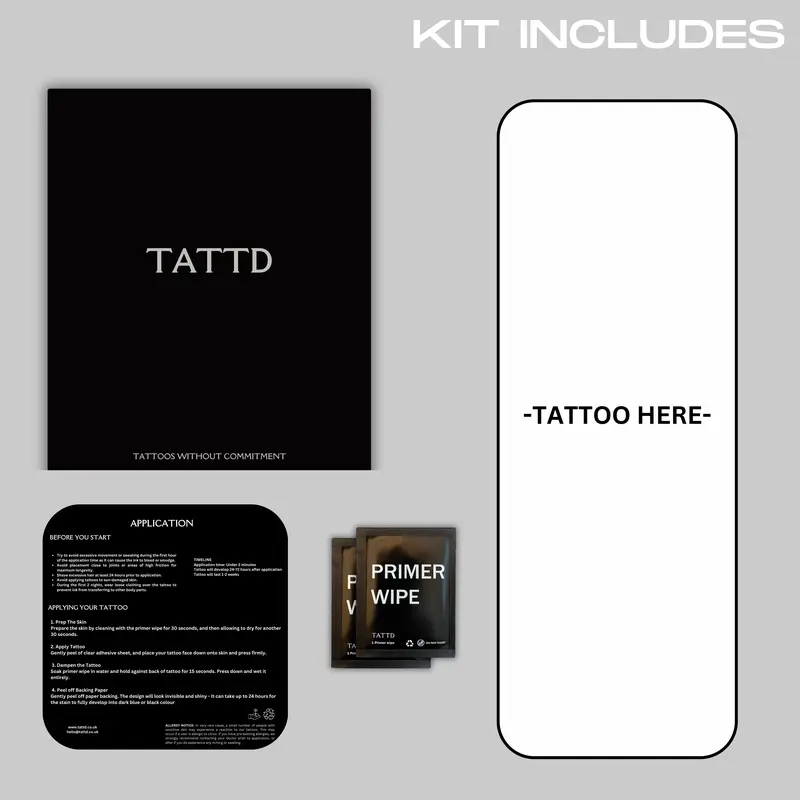 Harmony Bloom Sleeve - TATTD 2 Week Semi-Permanent Sleeve Tattoo - Vegan - Waterproof - No Needles - Explore Tattoos Without Commitment 2