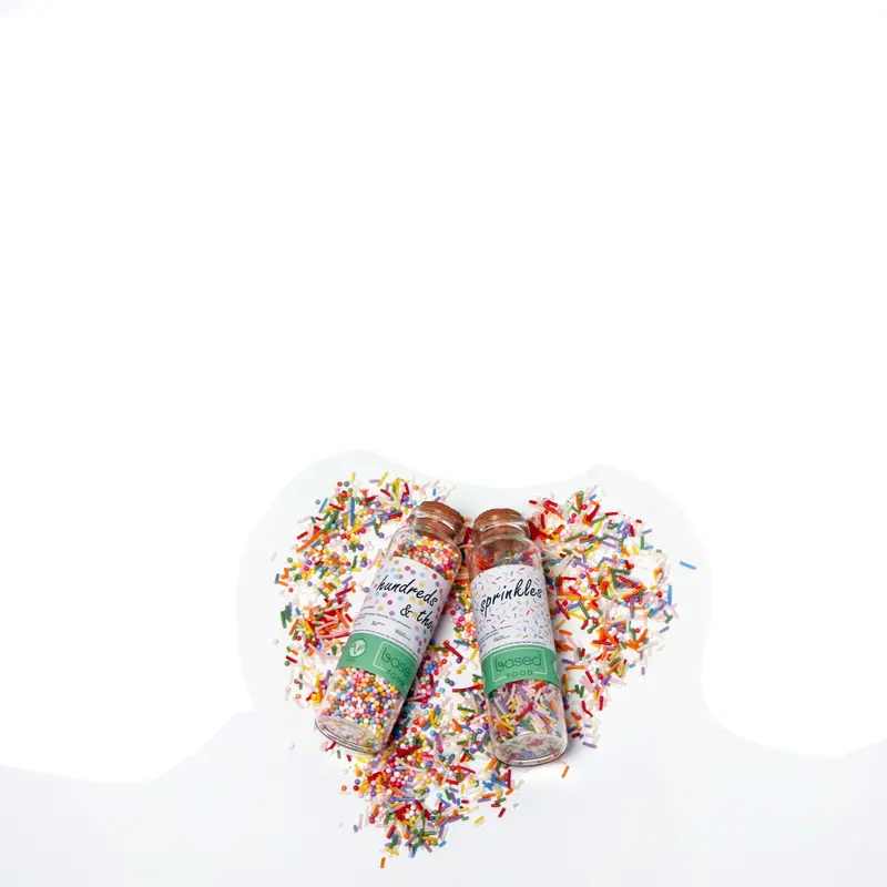 Baking Mix Artwork Bundle - Vegan, Gluten Free | Cookie Mix, Brownie Mix, Pancake Mix and Our Best Seller, eggless Vegan French Toast Mix, plus sprinkles and 100s & 1000s 8