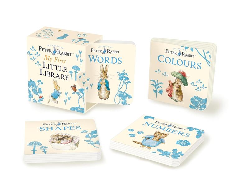 Product Introduction of Peter Rabbit My First Little Library: A baby board Activity book set 0