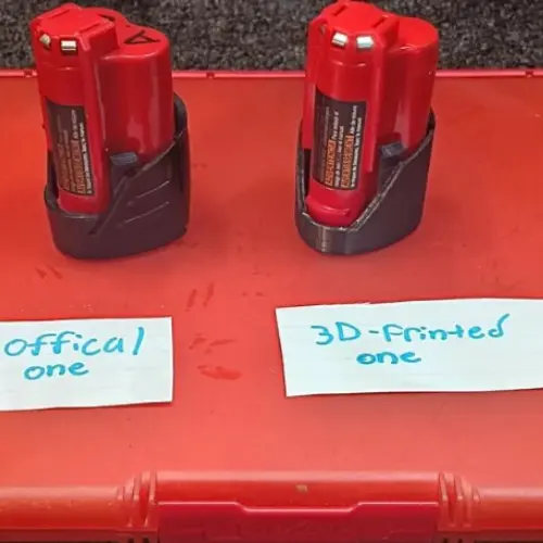 cover replacement/ spare for the smaller Milwaukee m12 battery. 5
