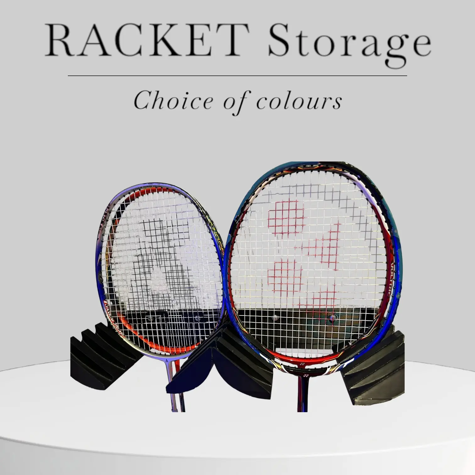 Badminton Racket Holder for Convenient Storage