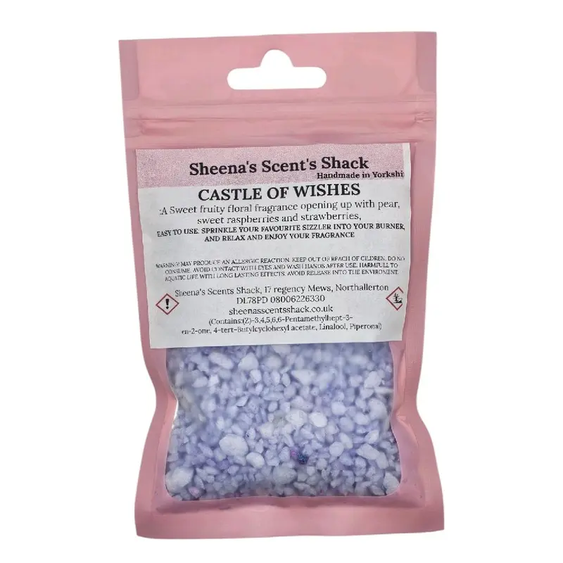 Highly scented sizzler sachet approx 60g long lasting fragrance, wax melt alternative. 3