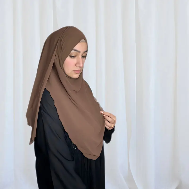 Plain Rara Semi Instant Hijab - 17 Different Colours! hand wash purple 1