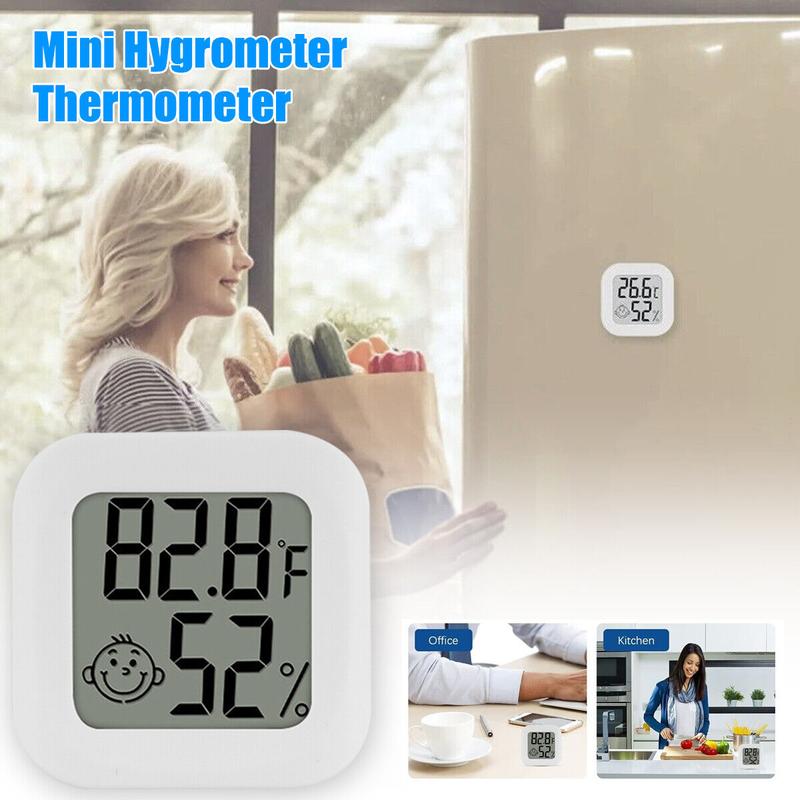 Digital Humidity Meter LCD Thermometer Hygrometer Indoor Temperature Meter Gauge 4