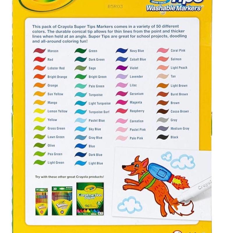 Crayola Washable Super Tips Markers 4
