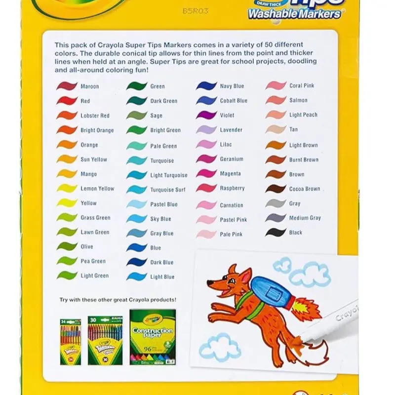 Crayola Washable Super Tips Markers 4