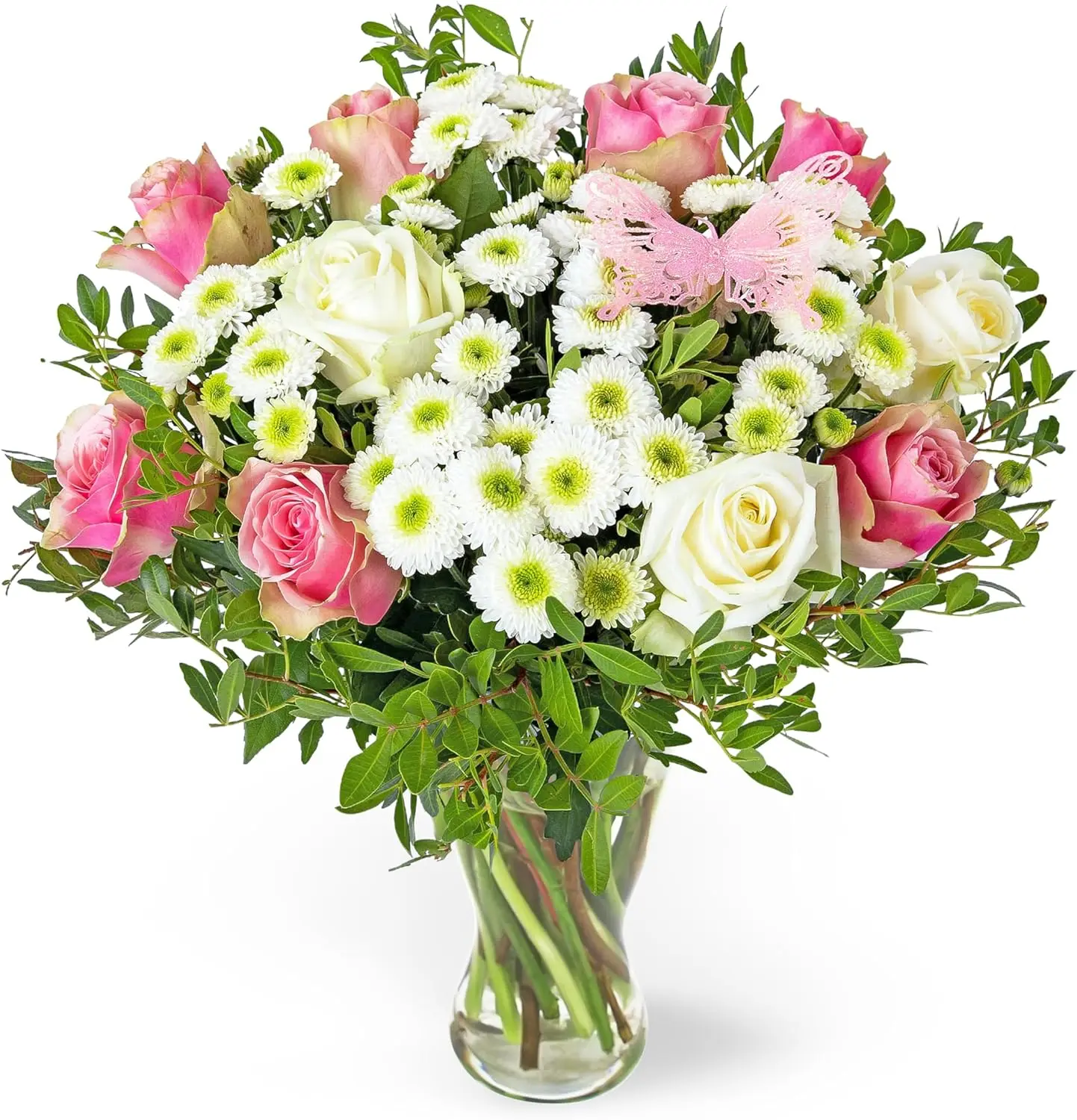 Rose Meadows - Bouquet of Fresh Flowers - Birthday Flowers - Next Day Free Shipping - Flowers for her - Flowers 2024 - Gifts for him - Flowers Gift - Fresh Cut Flowers - Gifts for Girlfriend - Prestige Flowers