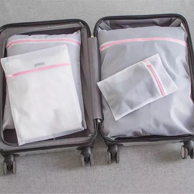 Zippered Mesh Laundry Bags for Washing Clothes, Socks, and Lingerie Multi-functional Durable Rectangle Apparel Wash Bags Accessories 6
