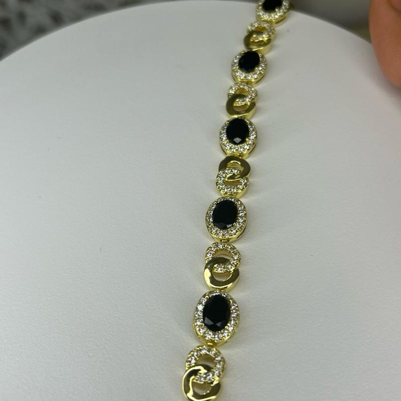 Radient Circle 14k Plated Bracelet for Women 5