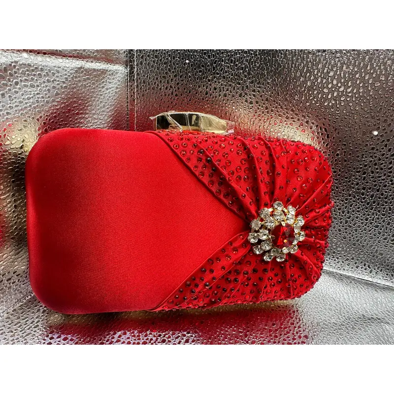 Crimson Couture Clutch for Women - Elegant and Luxurious Handbag 4