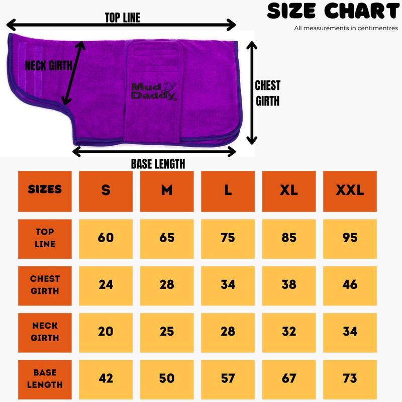 Mud Daddy® Dog Drying Coat | Dog Bathrobe | Fast Drying | Super Absorbent | Double layers | Double thickness 7