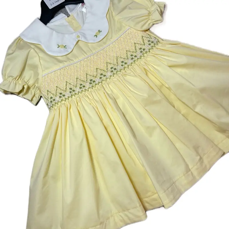Lemon Girl Smock Dress - Casual Women's Dress - Womenswear