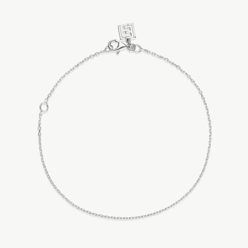 L'ERA Trace Chain Anklet 925 3