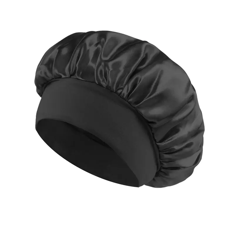 Satin Bonnet Hair Bonnet for Sleeping,Silk Bonnets for Black Women with Elastic Soft Band for Hair Care 5