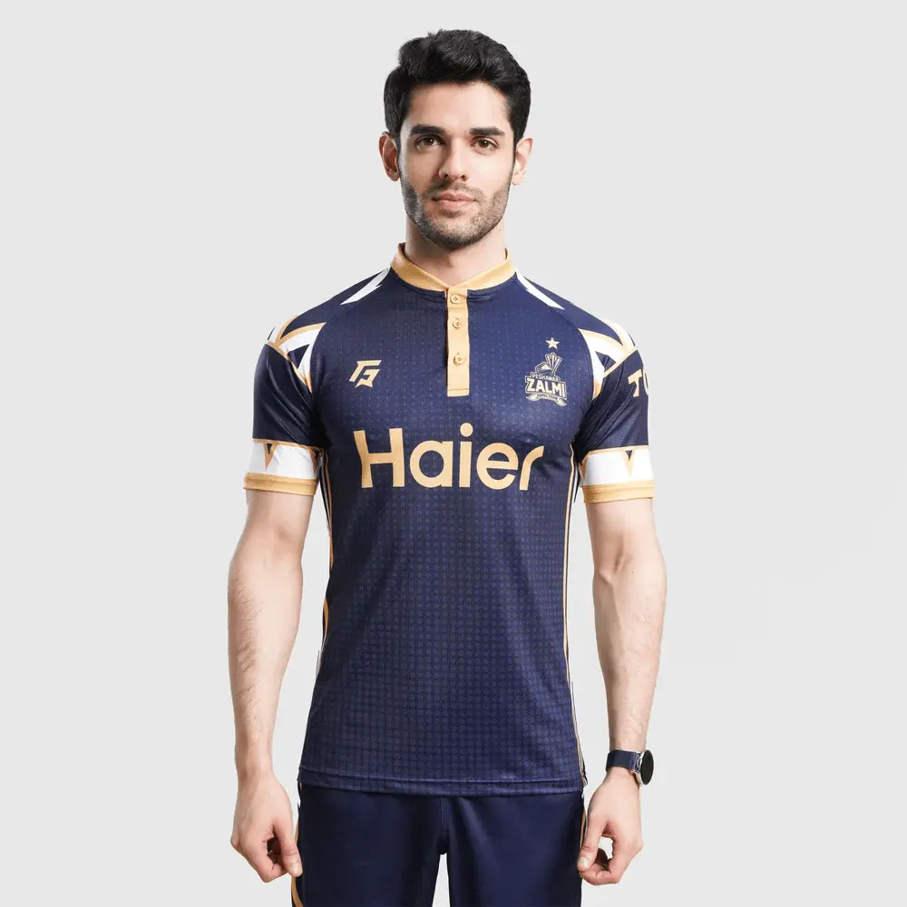 Peshawar Zalmi T-Shirt Training Kit PSL | Pakistan cricket shirt | PSL top