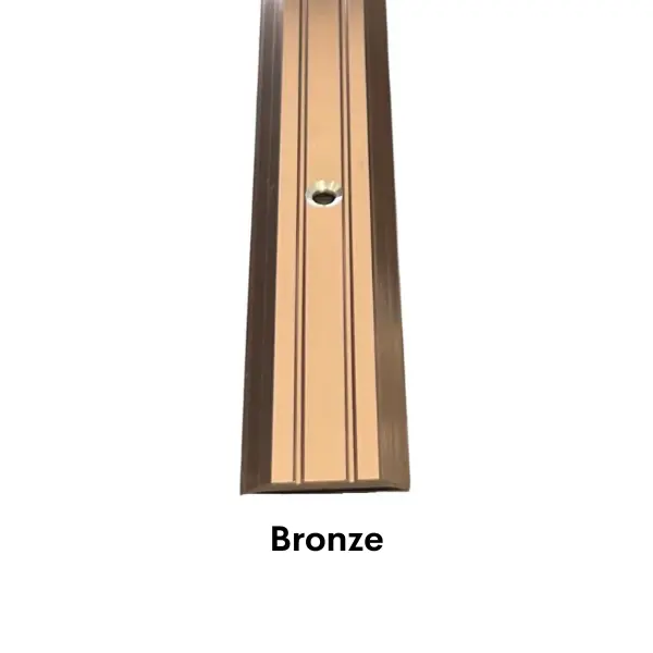 Vinyl To Vinyl Metal Door Threshold - Various Colours - 3ft or 9ft Door Trim