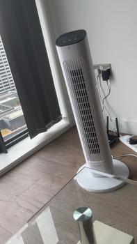 Product Review of Climatik 32-Inch Tower Fan Quiet Cooling Oscillating Standing Fan with Remote Control, 3 Speed Settings & Night Mode, 15 Hour Timer Energy Efficient Ideal for Home, Office, Bedroom, Living Room from n**s 0